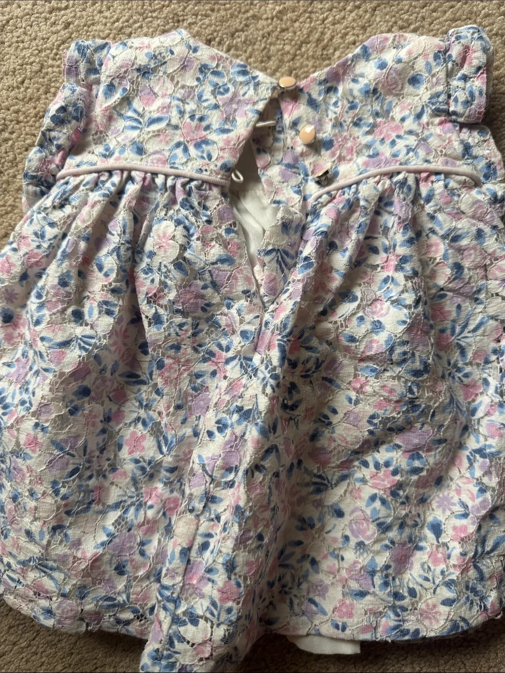 Catherine Malandrino Baby Girl Floral Dress & Leggings Set 0-3M